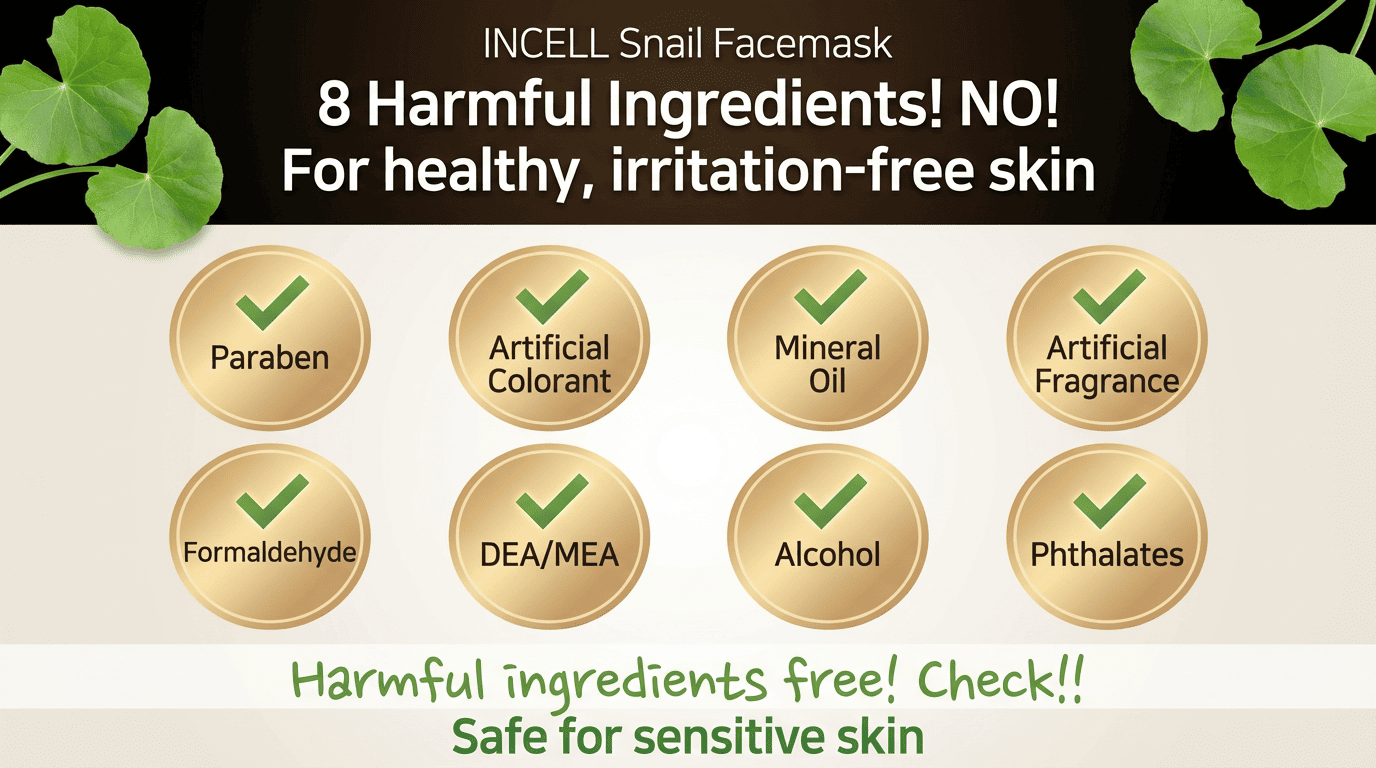 Incell Snail Facemask No Harmful Ingredients